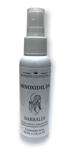 Minoxidil 5% Tratamiento Cabello Y Barba 60ml Dlc Mn1