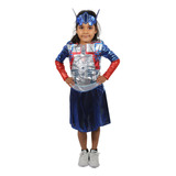 Disfraz De Optimus Prime Para Niña Marca Disguise