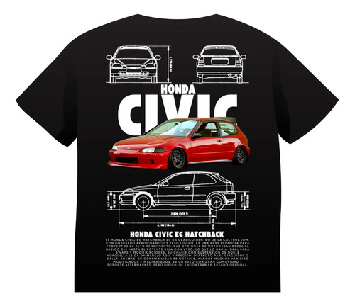 Playera Honda Civic Eg Hatchback