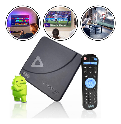 Tv Box Aparelho Android Converta Sua Tv Em Smart 4k Promoção