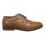 Zapato De Vestir Hombre Cordones 100%cuero 2716 Dromo Marron