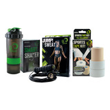 Kit De Boxeo Entrena 3 Pzas Cuerda Vendaje Y Shaker Go Plus