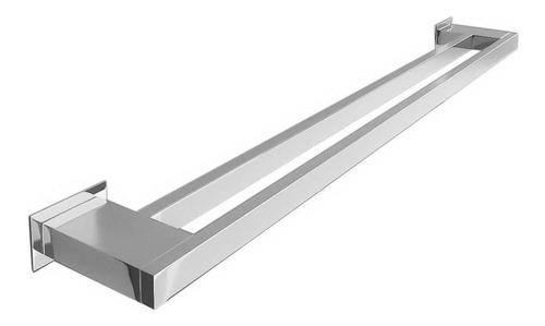 Toalheiro Inox 304 Duplo 40cm - Porta Toalha De Banheiro