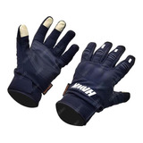 Guantes Hawk Night Rider Negro Touch Tactil Celular Talle L