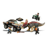 Lego Jurassic World Emboscada En Furgoneta Triceratops Dinos
