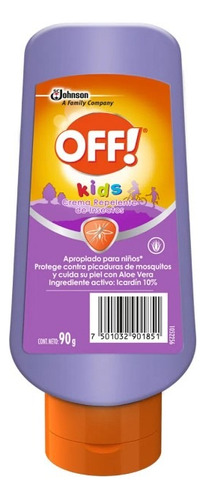 Repelente De Mosquitos En Crema Niños Off Kids 90g