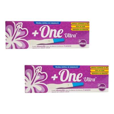 Prueba Rápida De Embarazo One Ultra Prudence 2 Pack | MercadoLibre