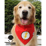 Bandana Pra Cachorro Super Herói Pets  *flash* 