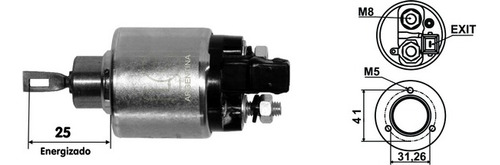 Solenoide De Arranque Nissan Frontier 2.8 Lc 9849