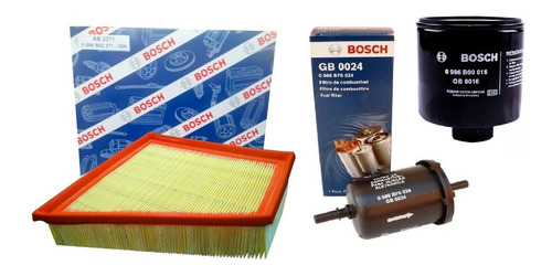 Kit Filtros Aire Nafta Aceite Bosch Vw Gol Trend Voyage 1.6