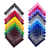 160 Bandanas Estampadas Várias Cores Lenço Atacado Revenda