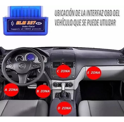 Escáner Automotriz  Bluetooth Elm327 Obd2 Para Android Y Ios