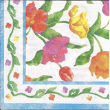 Servilletas Para Decoupage Flores De Colores  X16u.