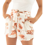 Short  Nano De Lino Estampado Hugo #e12522