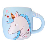 Taza Unicornio Azul 