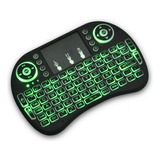 Mini Teclado Wireless Touch Pad Pc Android Tv Smart Com Led