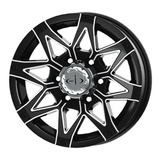 Llanta Deportiva Eb Usw8  R16 6x139.7 S10 Negro Diamantado