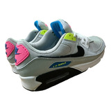 Nike Air Max 90 Black/pink Blast Volt Talle Us 7.5 Unisex