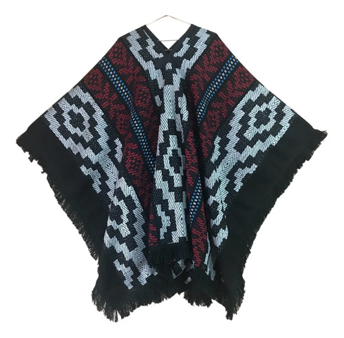 Poncho Pehueño Folklore Gaucho Caballo Abrigo