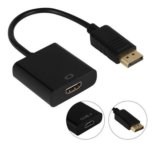 Convertidor Display Port Macho A Hdmi Hembra 1080p