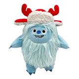 Peluche Para Perro Yeti Klondike Azul Con Gorro Grande 20cm