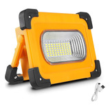 Duolutong   Led Work Light, 3000lm 60w Solar Y Usb Reca...