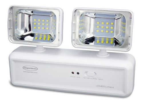 Luminária De Emergência 400 Lumens Bivolt Automatica Aprovad