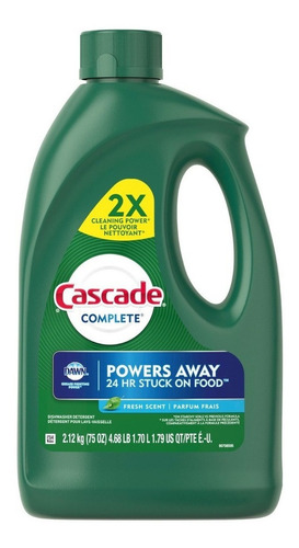 Cascade Complete Gel Lavavajillas Con Jabón Dawn 75 Oz