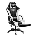 Silla Gamer Ergonómica Con Reposapiés Reclinable Cómoda Ouo