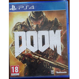 Juego Doom Playstation 4 Usado Original Fisico Con Caja