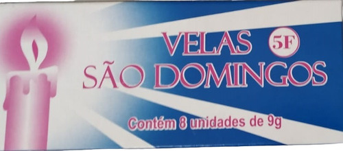 Kit 40 Velas São Domingos 5f 9 Gramas Cada