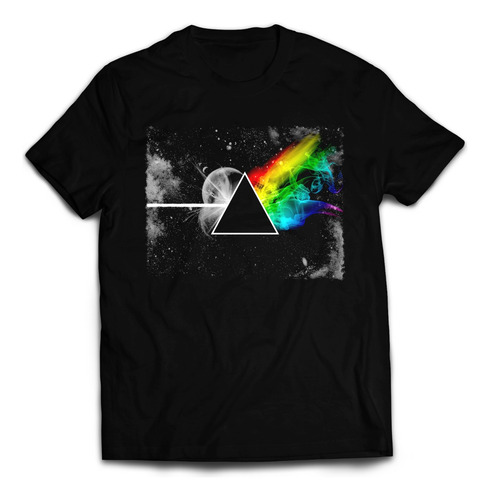 Polera Estampada Pink Floyd -dark Side -clasico -rock