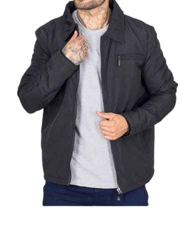 Jaqueta Masculina Plus Size Em Courino Forrada Premium