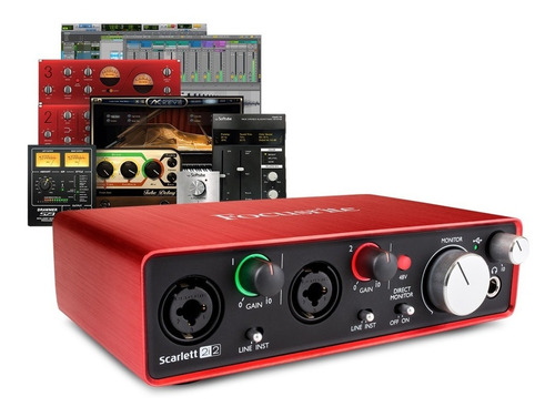 Interface De Audio Focusrite Scarlett 2i2