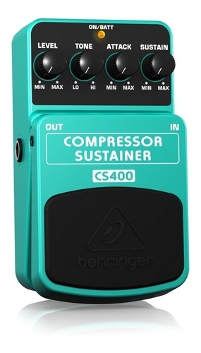 Behringer Cs400 Compressor Sustainer Pedal Para Guitarra 