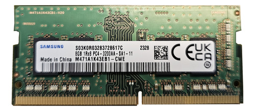 Memoria Ram Ddr4 Sodimm 16gb (8x2) Samsung