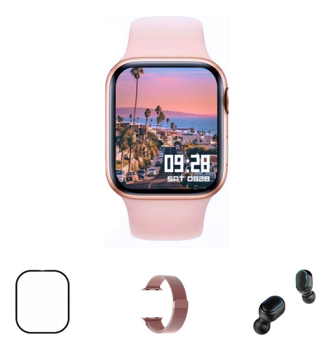 Smart Watch Rose Feminino A Prova Dagua Ios Android 2023 Pro