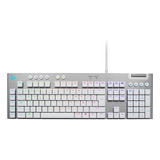 Teclado Gamer Logitech G815 Tactile Lightsync Rgb White