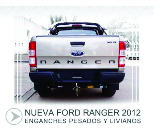 Ford Ranger 2020 Al 2012 Enganche Trasero Con Bocha O Perno