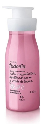 Crema Nutritiva Frambuesa Y Pimienta Rosa 400ml Natura