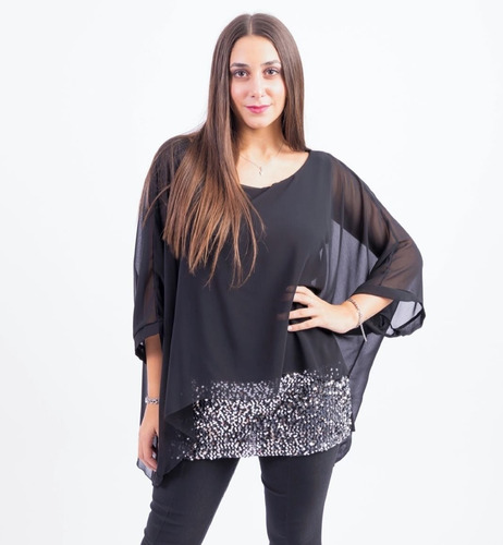 Blusa Fiesta Mujer Talle Especial Grande