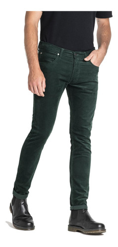 Pantalón De Corderoy Lee 30x30 Importado Verde!