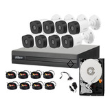 Kit Videovigilancia Dahua 8 Camaras 2mp Dvr 1080p Lite H265 Disco 2tb