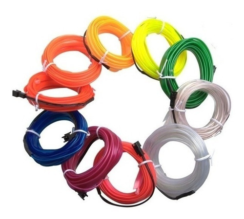 Tira Cinta Luz Led  Flash Neon Flexible Colores Fluo 5mt $lm