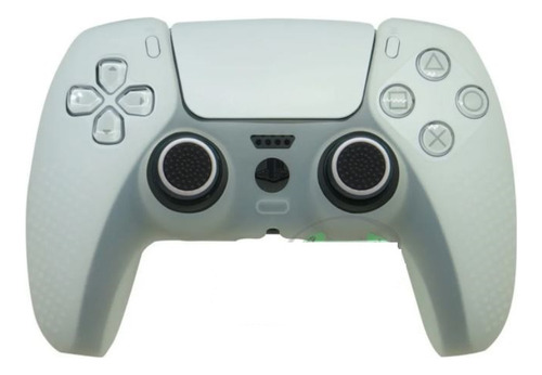 Capa Silicone Branca Para Controle Ps5 Dualsense