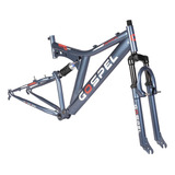 Cuadro Para Bicicleta R26 Suspension Azul Gillespie Gospel