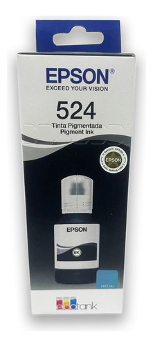 Botella Tinta Epson T524 Negro 524 T524120 C13t06d12a Origin