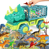 Hongid Dinosaur Truck Toys Para Niños 3-5, Triceratops Car T