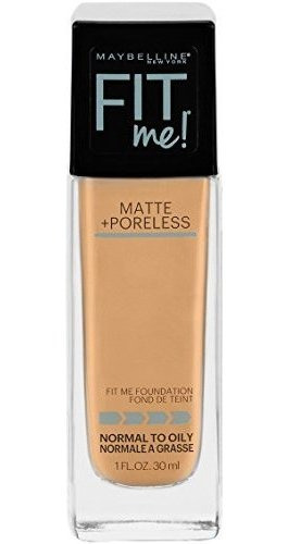 Maybelline Fit Me Maquillaje Base Mate Sin Poros, Beige Natu