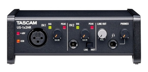 Tascam Us-1x2hr Placa De Sonido 1 Entrada 2 Salida Interface